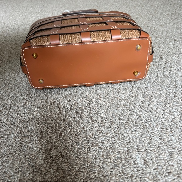 NWT STAUD Raffia Shirley Tote Bag - Picture 12 of 12